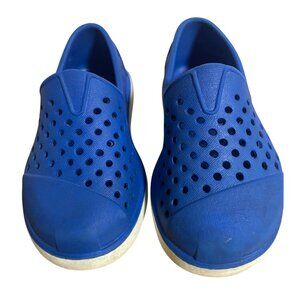 Toms Romper Shoes Perforated Blue Slip On Casual Unisex Size 5